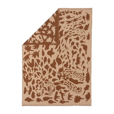 Pledas 180x130cm Cheetah rudas | brown