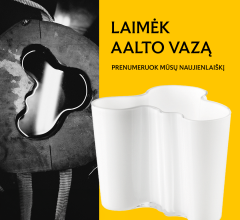 KONKURSAS: Laimėk IITTALA Alvar Aalto vazą