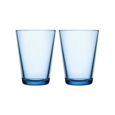 Stiklinė 400 ml 2 vnt. vandens melsva | aqua